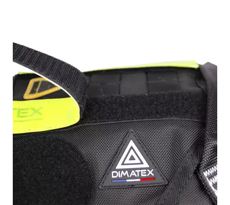 Harnais treuillable SALVATEX Noir – Chien sécurité et performance