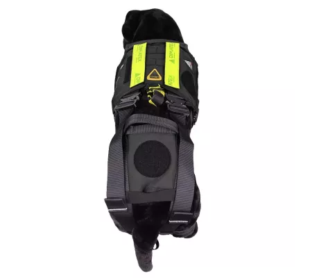 Harnais treuillable SALVATEX Noir – Chien sécurité et performance