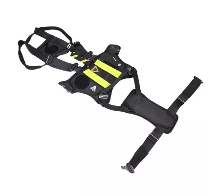 Harnais treuillable SALVATEX Noir – Chien sécurité et performance