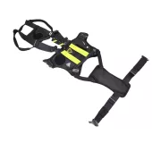 Harnais treuillable SALVATEX Noir – Chien sécurité et performance