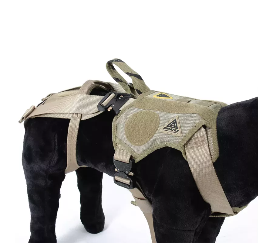 Harnais treuillable SALVATEX Coyote – Chien sécurité et performance