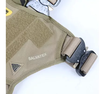 Harnais treuillable SALVATEX Coyote – Chien sécurité et performance