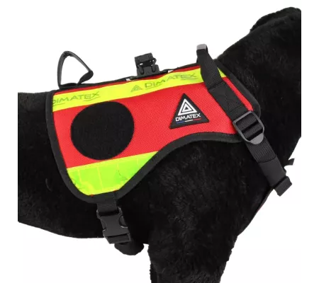 Arnés DRAKKEN 3 Rojo – Perro seguridad y confort