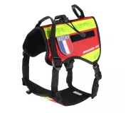Arnés DRAKKEN 3 Rojo – Perro seguridad y confort