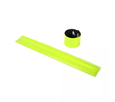 Brazalete KLIK amarillo fluorescente – Reflectante automático