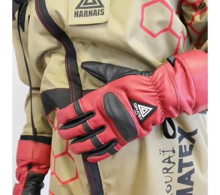 Guantes HORNET Rojo – Compatibles con traje anti-avispas SAMOURAÏ
