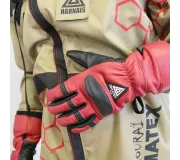 Guantes HORNET Rojo – Compatibles con traje anti-avispas SAMOURAÏ