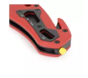Cuchillo NEW YORK Rojo – Herramienta de rescate multifunción