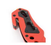 Cuchillo NEW YORK Rojo – Herramienta de rescate multifunción