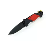 Cuchillo RESCUE Black Line – Herramienta multifunción de rescate