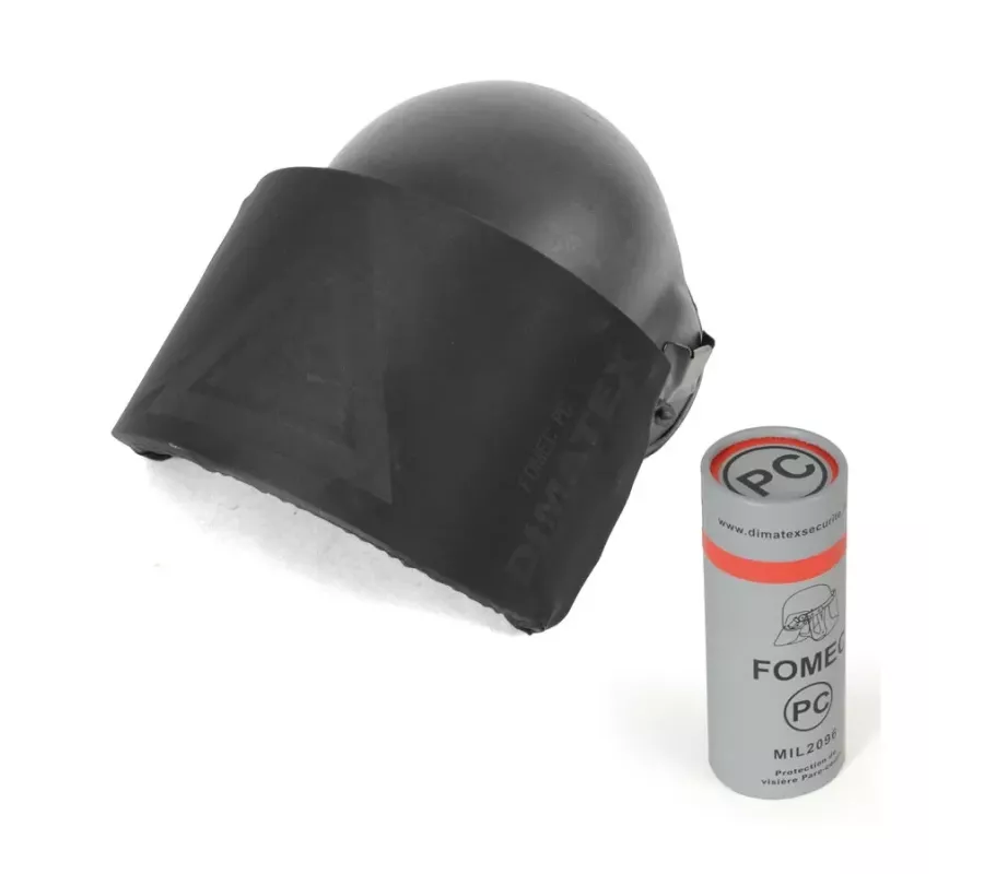 Protección de visera FOMEC PC antiimpactos y anti-rayaduras