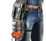 Bolsa portaarma BRONX antracita discreta y resistente