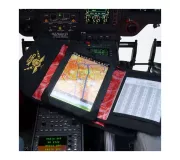 Plancheta de vuelo CAVOK negra para tablets hasta 11"