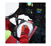 Plancheta de vuelo CAVOK negra para tablets hasta 11"