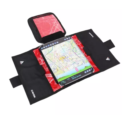 Plancheta de vuelo CAVOK negra para tablets hasta 11"