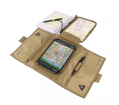 Plancheta de vuelo CAVOK coyote para tablets hasta 11''