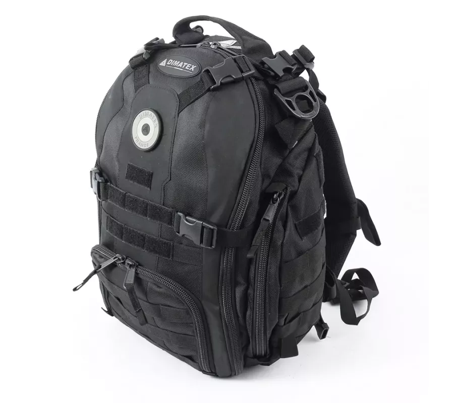 Mochila operacional BRACO Full Black resistente y táctica