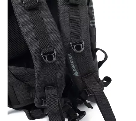 Mochila operacional BRACO Full Black resistente y táctica