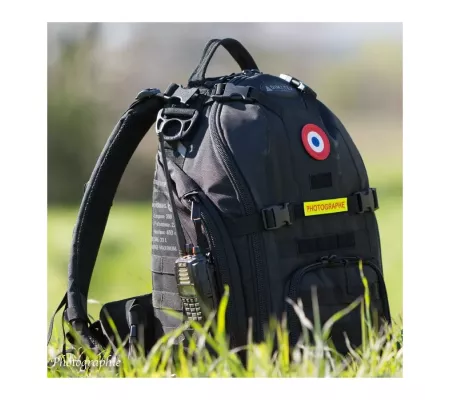 Mochila operacional BRACO Full Black resistente y táctica