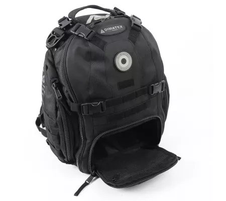 Mochila operacional BRACO Full Black resistente y táctica