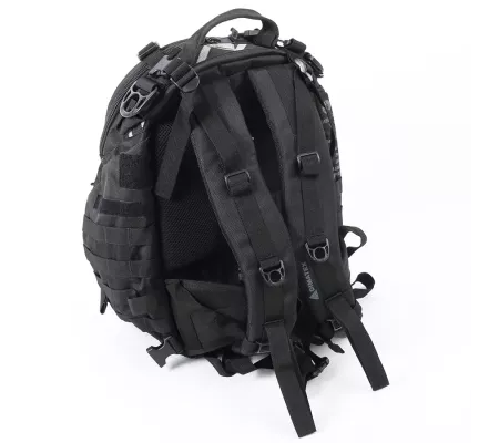 Mochila operacional BRACO Full Black resistente y táctica