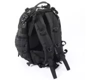 Mochila operacional BRACO Full Black resistente y táctica