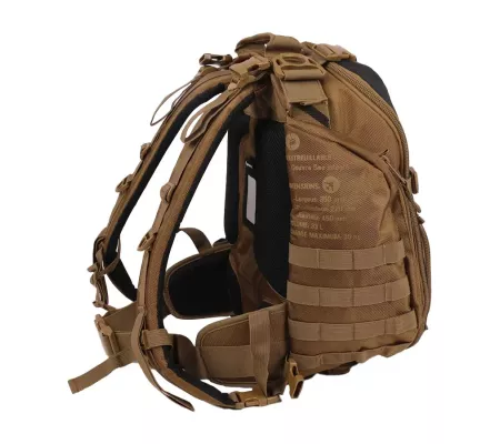 Mochila operacional BRACO Coyote resistente y táctica