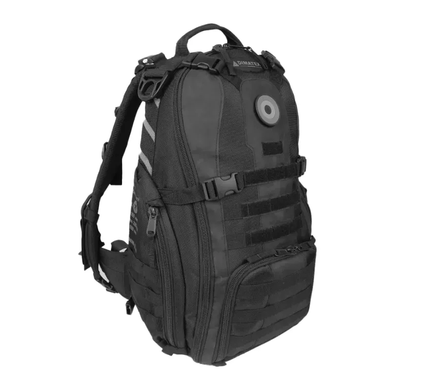 Mochila BRACO XL Full Black táctica, resistente y espaciosa