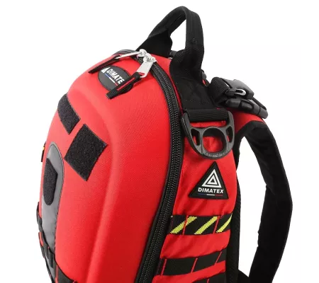 Mochila MATT Roja ligera y coqué termoformada