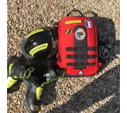 Mochila MATT Roja ligera y coqué termoformada