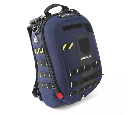 Mochila MATT AIRBUS Azul Noche ligera y coqué semi-rígida