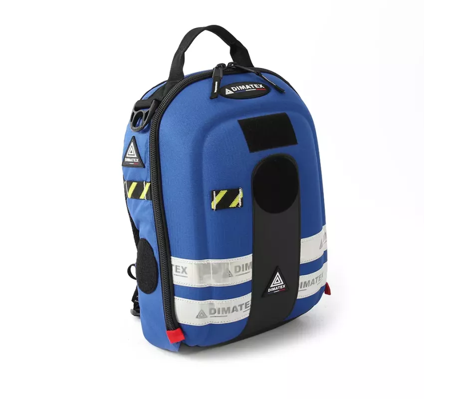 Mochila MATT MINI Azul Medio compacta y resistente