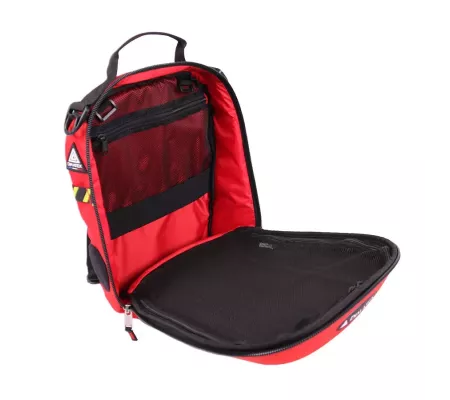 Mochila MATT MINI Roja compacta, resistente y reflectante