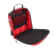 Mochila MATT MINI Roja compacta, resistente y reflectante