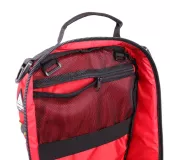 Mochila MATT MINI Roja compacta, resistente y reflectante