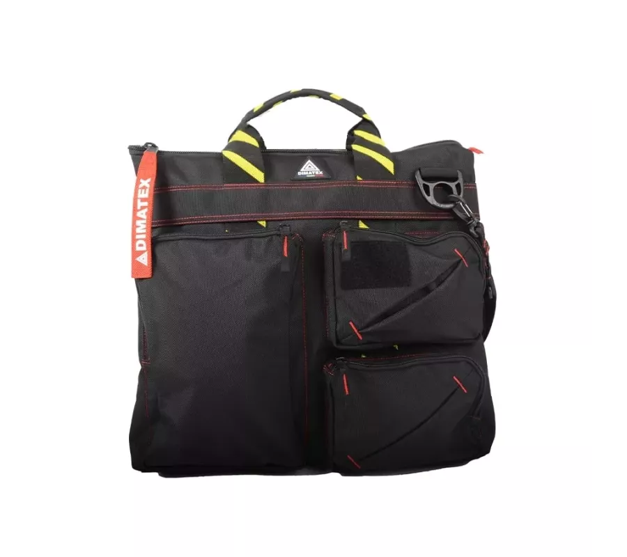 Mochila FURTIF Noir/Jaune – Resistente y personalizable