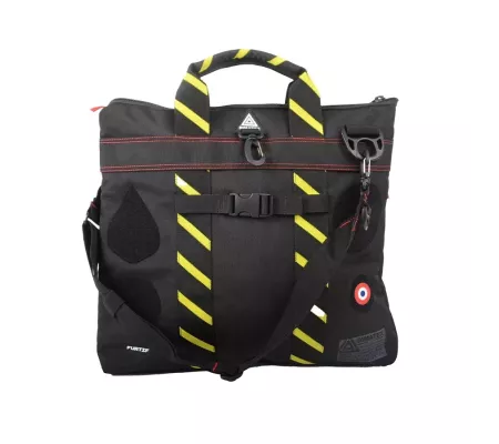 Mochila FURTIF Noir/Jaune – Resistente y personalizable