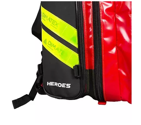 Bolsa de Emergencia HEROES PVC Roja | Bolsa Rescate Profesional