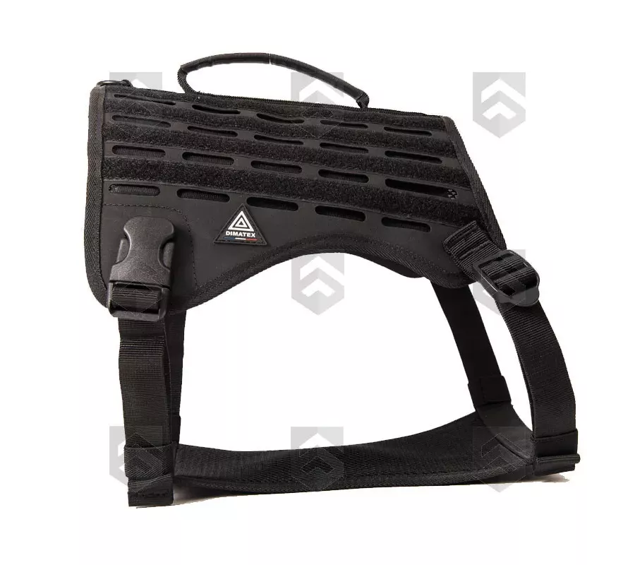 Arnés K9 DRAKKEN Diesel Dimatex | Arnés Táctico para Perro de Asalto