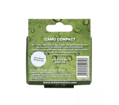 Crema de camuflaje tricolor x 30 unidades