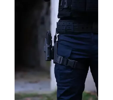 Plataforma pernera para fundas de arma