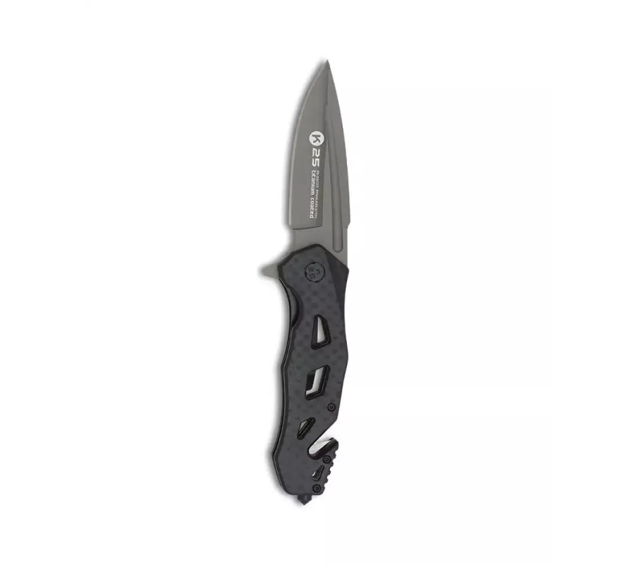 Navaja táctica plegable G10 Carbón - K25