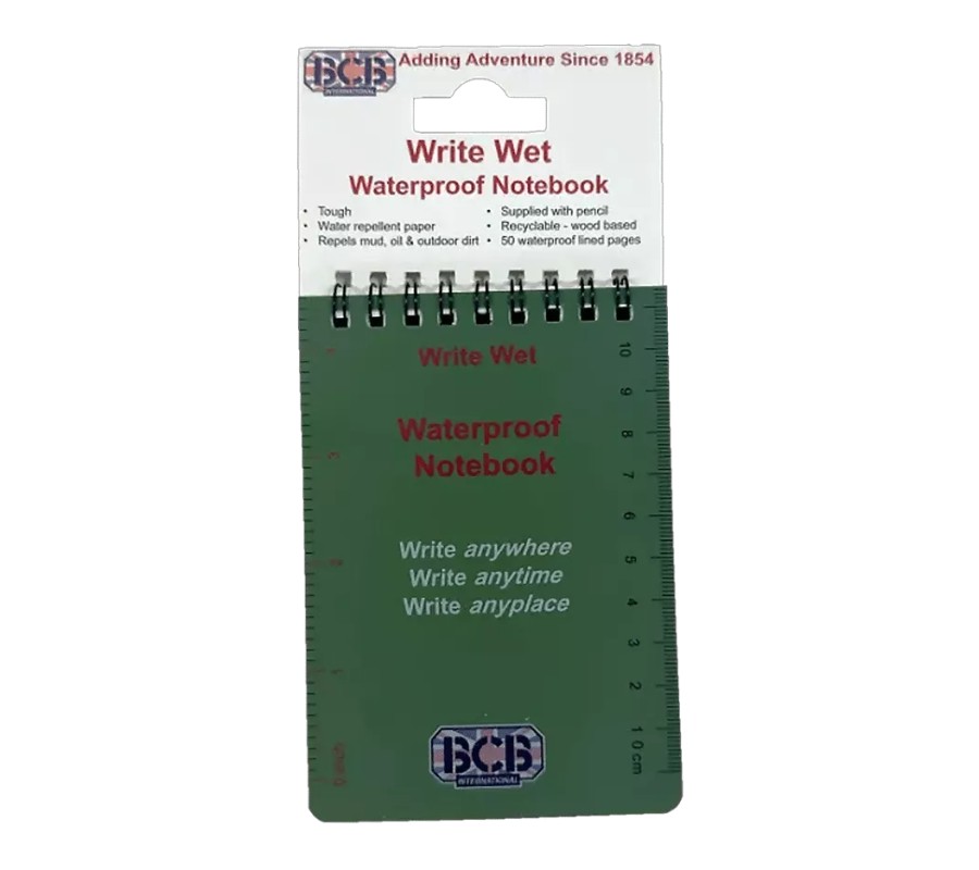 Cuaderno A5 resistente al agua - Verde OD
