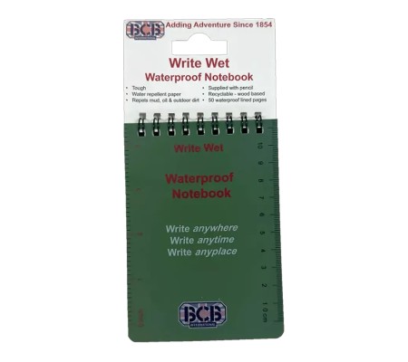Cuaderno A5 resistente al agua - Verde OD