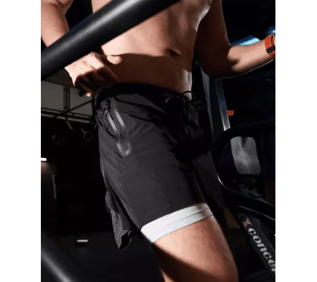 Pantalones cortos deportivos GK UNDERCOVER 2 en 1 para sprint