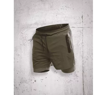 Pantalones cortos deportivos GK UNDERCOVER 2 en 1 para sprint