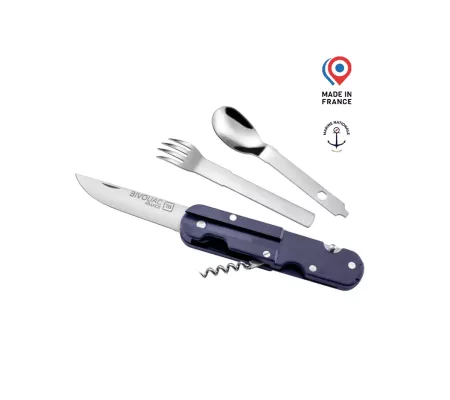Cuchillo de Bivouac con cubertería - Armada francesa