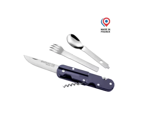 Cuchillo de Bivouac con cubiertos