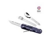 Cuchillo de Bivouac con cubiertos