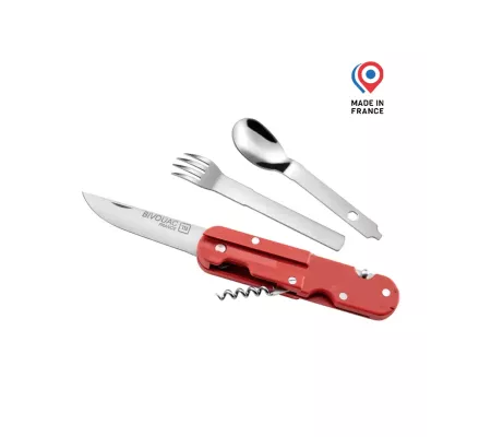 Cuchillo de Bivouac con cubiertos